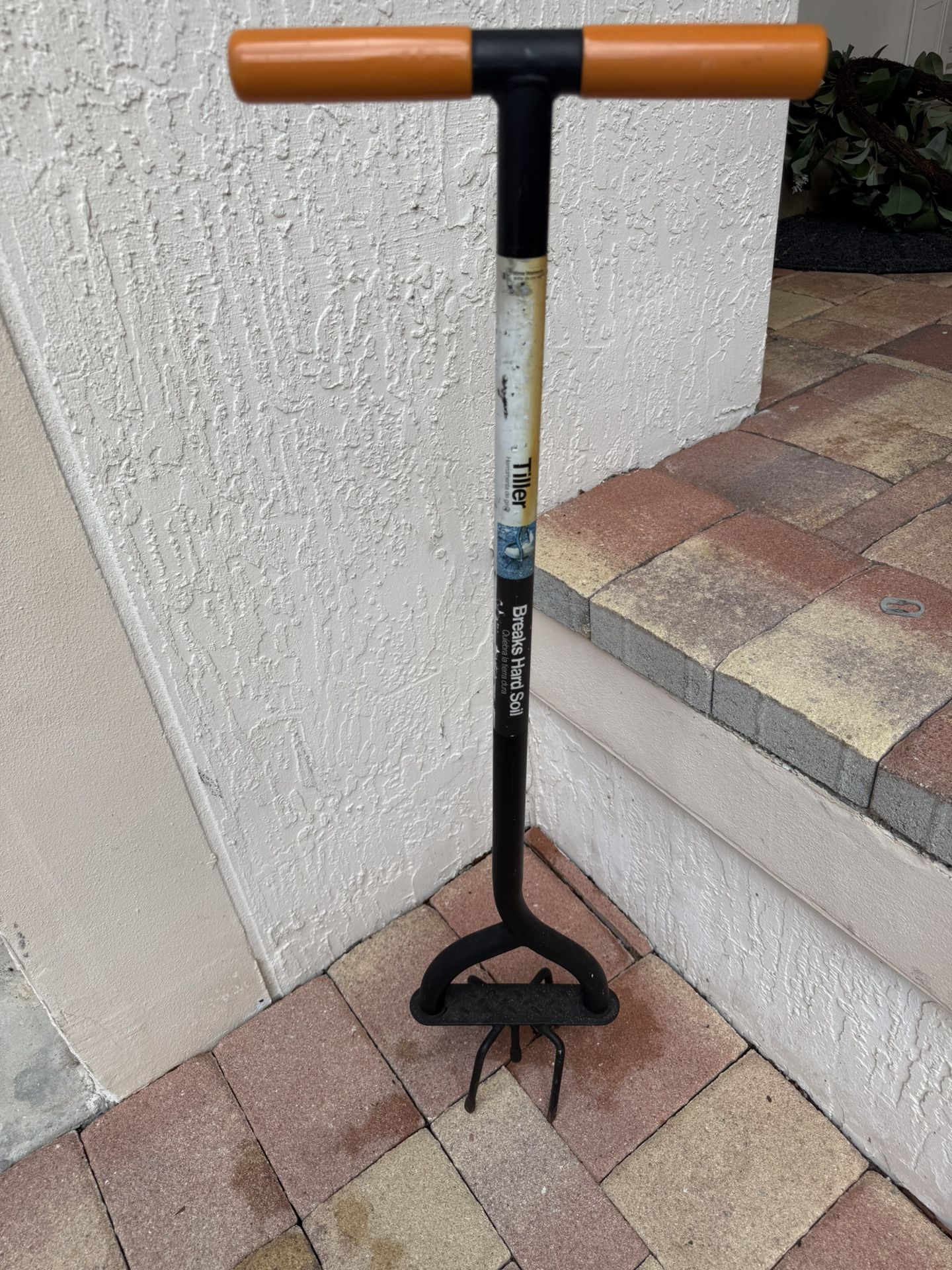 Fiskers 40” Long Handle Steel Tiller