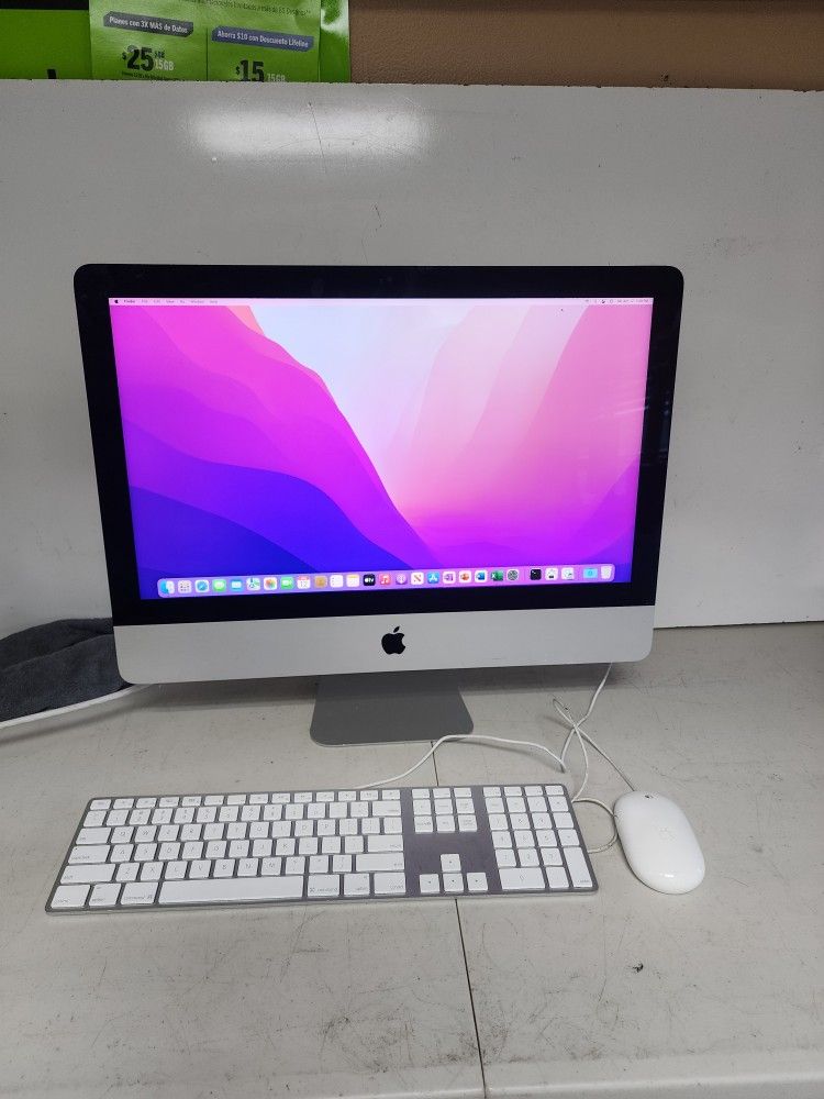 Late 2015 Apple iMac Retina With 3.1Ghz Quad-Core Intel Core i5 (21.5inch, 16GB, 1TB HDD,) Silver