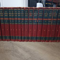 1957 World Book Encyclopedia Set