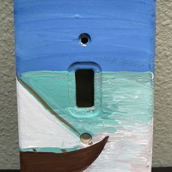 Sailboat Switch plate Cover 