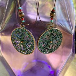 Circular Bohemian Inspired Earrings