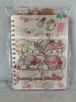 Cute Character Spiral Notebook with Tab Dividers