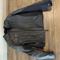 Leather Icon Men Large Motorbike Jacket