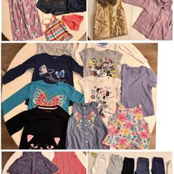 Toddler girl clothing bundle, size 4T.