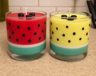 Watermelon And Melon Scented Candles