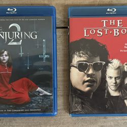 Horror Blu Ray BluRay Movies  Lost Boys Conjuring 2 $7 for Both xox