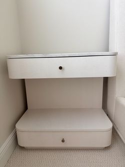 Like New—Marble top nightstand