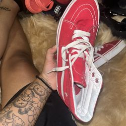 Red High Top Vans