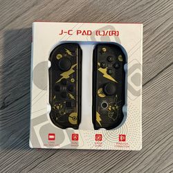 Wireless J-C PAD (L)/(R) Controller for Nintendo Switch, Pikachu Black and Gold