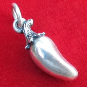 James Avery Sterling Silver 925 Retired 3D Jalape o Spicy Pepper