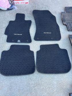 Subaru Ascent Grey Cloth Floor Mats (new