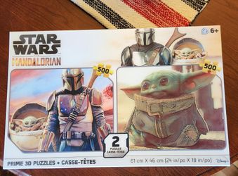 Mandalorian Grogu puzzles NEW