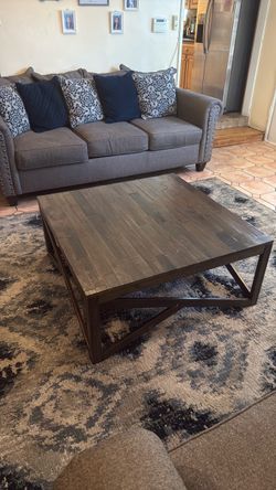Table and rug