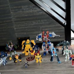 Vintage Transformers Action Figures Lot