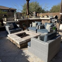 ✨ TODAY’S PATIO OUTDOOR PATIO SET – SET OF 4 SWIVEL GLIDERS✨