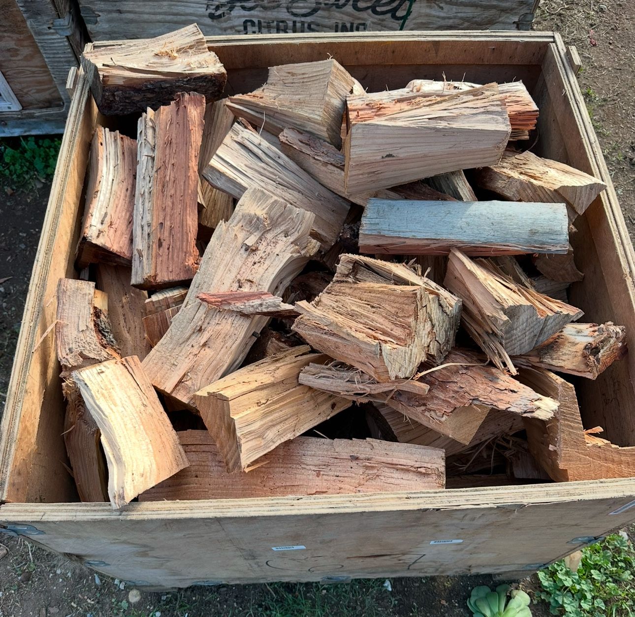 Dry Split Almond Mix Firewood!!!Ready Too Burn Seasoned Wood!!!
