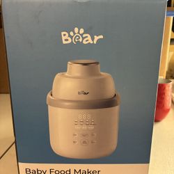 Bear NutriEase AllStage Stainless Steel Baby Food Maker Steamer and Blender