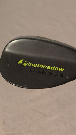 Pinemeadow 52° Sand Wedge RH Wedge Flex Steel Shaft Stainless Head Black