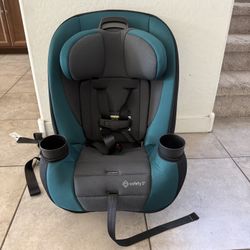 Safety 1st Ellaris 3-in-1 Convertible Car Seat, Slim Fit Design, Rear & Forward-Facing, 5-Position Headrest, 3-Across Fit, Travel-Friendly with Machin