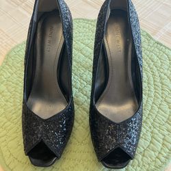 Nine West Formal High Heel Open Toe Shoes- Size 8M