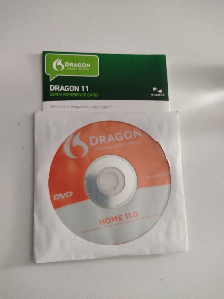 DRAGON Naturally Speaking Home 11.0 Edition Software For Sale
