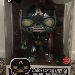 Jumbo Zombie Captain America Funko Pop