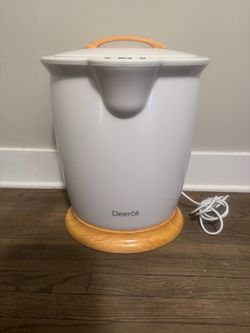 Deeroll Large Luxury Towel Warmer Bucket with Wood Grain Accents