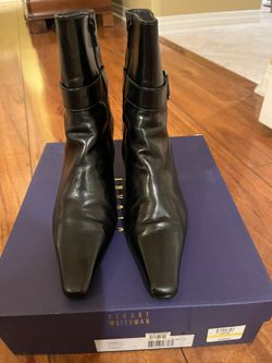 Stuart Weitzman, Black Boot, 6 1/2