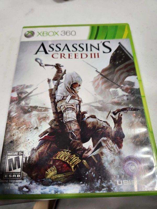 NEW ASSASSIN'S CREED III MICROSOFT XBOX 360