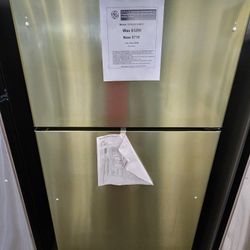 21.9 cu. S ft. Top Freezer Refrigerator in Fingerprint Resistant Stainless Steel Garage Ready