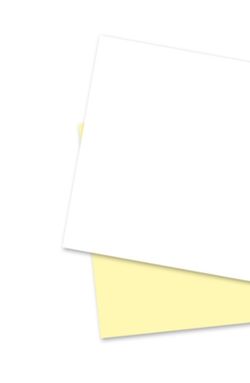2 part, White//Pink, Carbonless paper. - 25 sets