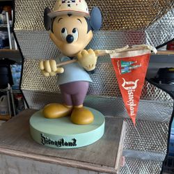 Disneyland 50th Anniversary Mickey Big Figurine 