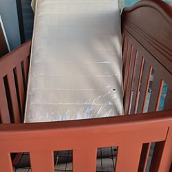 Baby/Toddler Crib And Sealy Mattress 