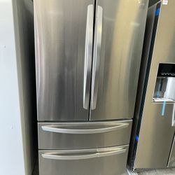 Lg 4 Door French Door Plain Face Refrigerator 