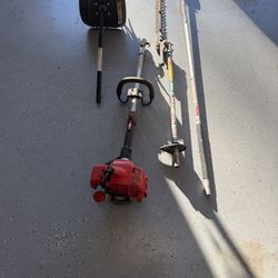 gas-powered multi-tool yard system