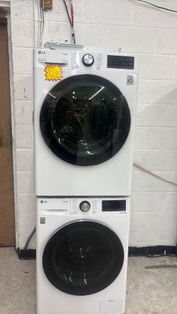 LG 24 inch ventless like new front lood washer and dryer set