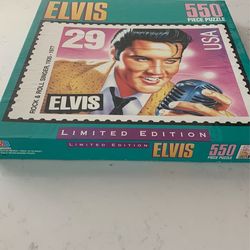 Vintage Elvis Postage Stamp Puzzle