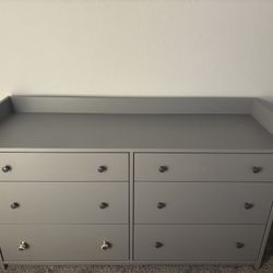 Gray IKEA Dresser