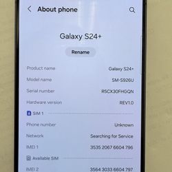 SAMSUNG S24 PLUS 512 Gigs