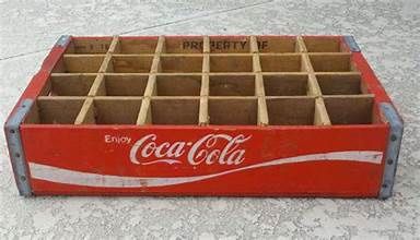 Coke Wood Crate $15