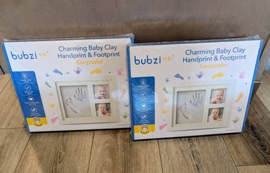 Bubzi Co Baby Clay Handprint & Footprint Keepsake