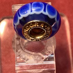 Beautiful 14k Pandora 585 ALE Murano Glass Charm Bead