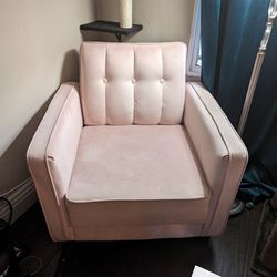 Pink Velvet Armchairs