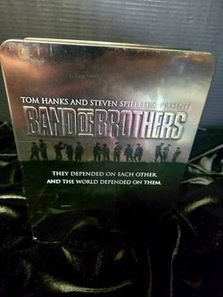 "Band of Brothers"  Collectible 6 Disc Set DVD's in Metal Tin Box Set 2002