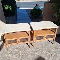 Vintage Drexel Side Table Set