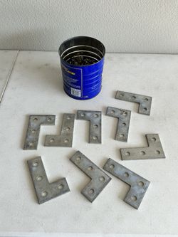 4 Hole L Corner Flat Angle Plate Brackets