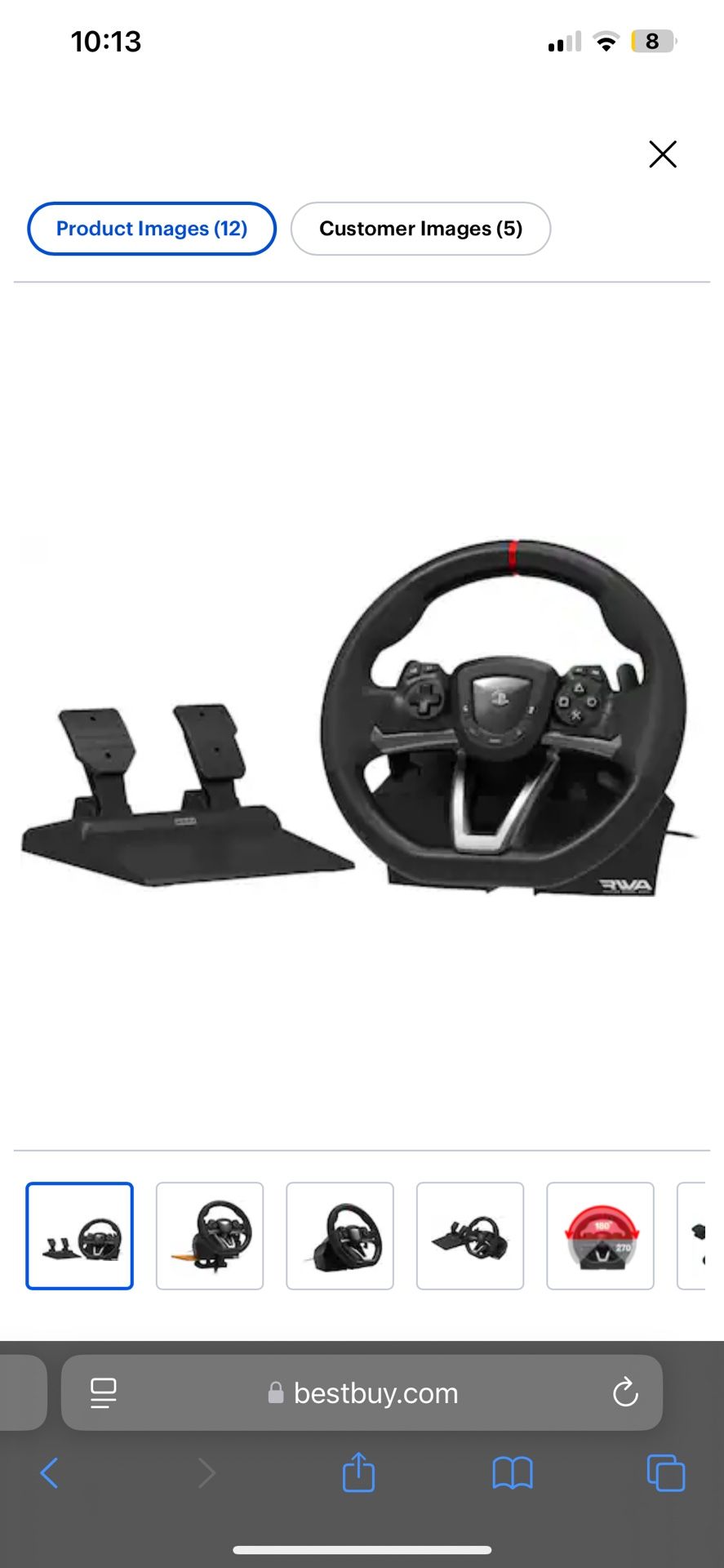 PS4 And Ps5 Steering Wheel