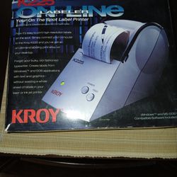 KROY   Online Termal Printer Laber  Used Model K225 