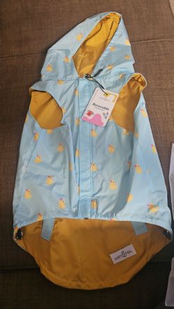 Lucy and Co dog raincoat