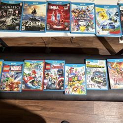 Wii U 32 Gb With Games Plus Accessories